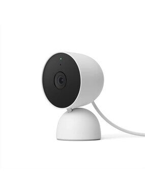 Indoor Security Camera 1080p Wired - 2nd Gen Smart Home Surveillance - White
